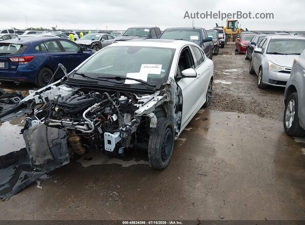 1C3CCCCG1GN163434 2016 CHRYSLER 200 White წინა მარცხენა ხედი სამი მეოთხედიდან