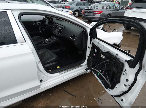 1C3CCCCG1GN163434 2016 CHRYSLER 200 White წინა სალონის ხედი