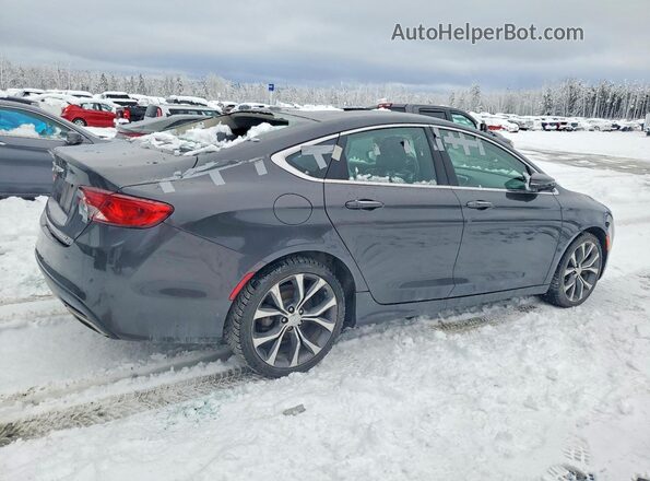 1C3CCCCG7GN193697 2016 CHRYSLER 200 Charcoal Rear right