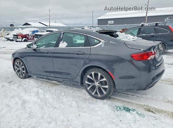 1C3CCCCG7GN193697 2016 CHRYSLER 200 Charcoal Rear left