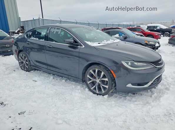 1C3CCCCG7GN193697 2016 CHRYSLER 200 Charcoal Front right