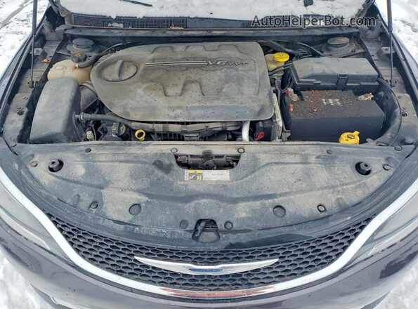 1C3CCCCG7GN193697 2016 CHRYSLER 200 Charcoal Rear interior view