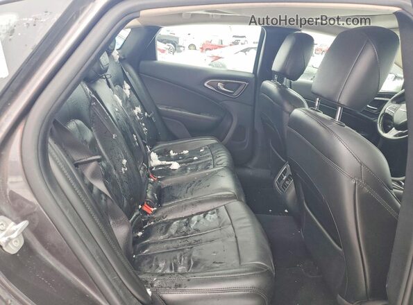 1C3CCCCG7GN193697 2016 CHRYSLER 200 Charcoal Rear seats view