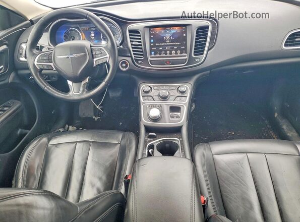 1C3CCCCG7GN193697 2016 CHRYSLER 200 Charcoal Dashboard view