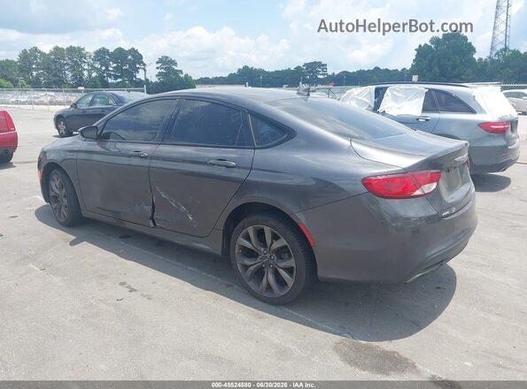1C3CCCDG2GN105489 2016 CHRYSLER 200 Серый Задняя левая четверть