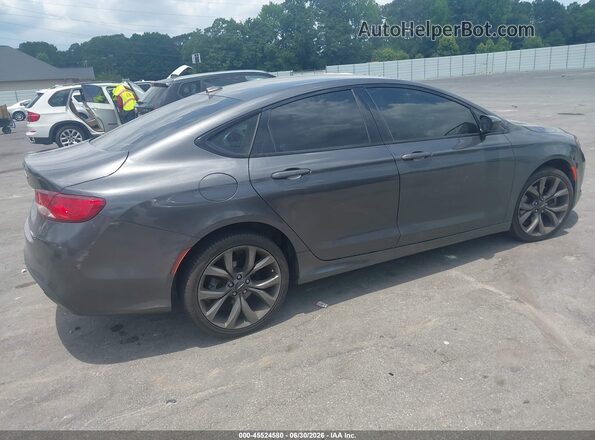 1C3CCCDG2GN105489 2016 CHRYSLER 200 Серый Задняя правая четверть