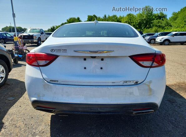 1C3CCCDG4GN110449 2016 CHRYSLER 200 Белый Вид сзади