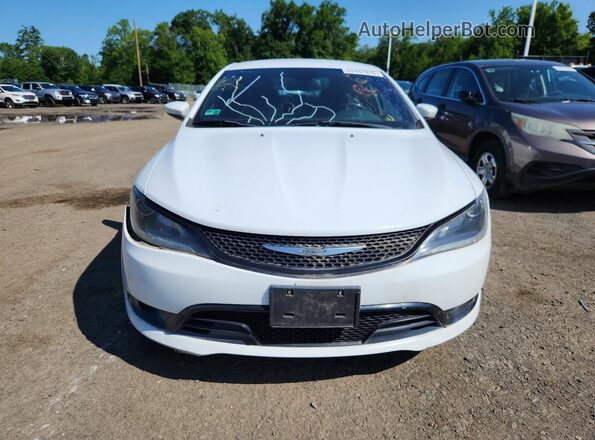1C3CCCDG4GN110449 2016 CHRYSLER 200 Белый Вид спереди