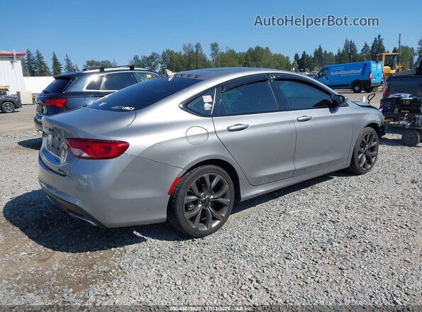 1C3CCCDG7GN118397 2016 CHRYSLER 200 Серебряный Задняя правая четверть