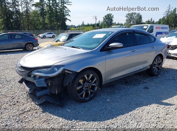 1C3CCCDG7GN118397 2016 CHRYSLER 200 Серебряный Передняя левая четверть