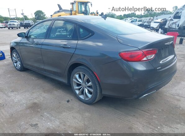 1C3CCCDG8GN135659 2016 CHRYSLER 200 Серый Задняя левая четверть