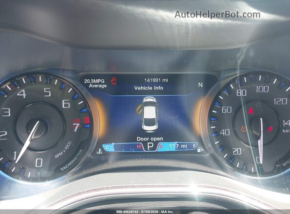 1C3CCCDG8GN135659 2016 CHRYSLER 200 Серый Вид задних сидений