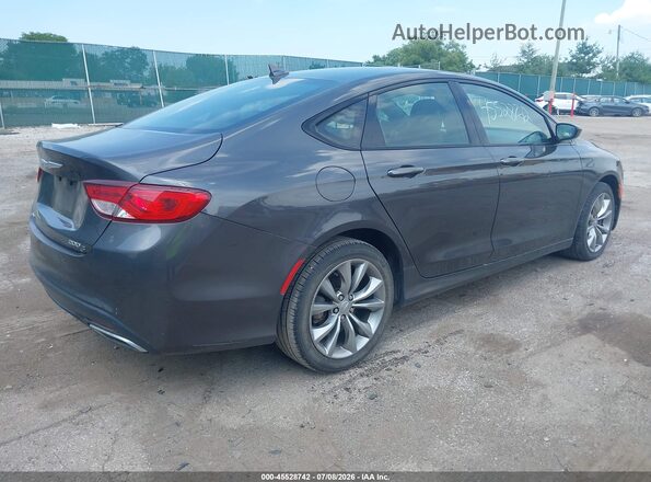 1C3CCCDG8GN135659 2016 CHRYSLER 200 Серый Задняя правая четверть