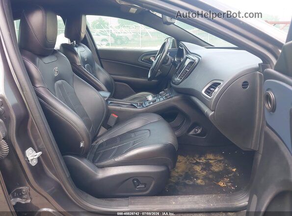 1C3CCCDG8GN135659 2016 CHRYSLER 200 Серый Вид салона спереди
