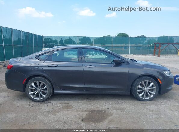 1C3CCCDG8GN135659 2016 CHRYSLER 200 Серый Вид задней части салона