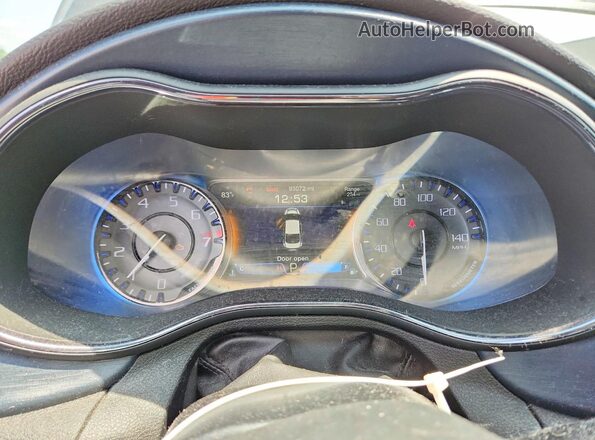 1C3CCCDG9GN158383 2016 CHRYSLER 200 Серый Вид щитка приборов