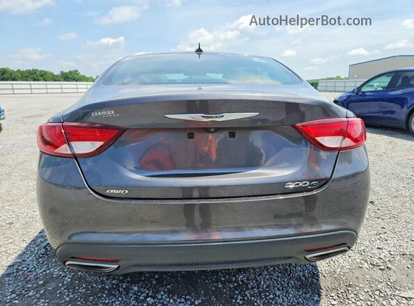 1C3CCCDG9GN158383 2016 CHRYSLER 200 Серый Вид сзади