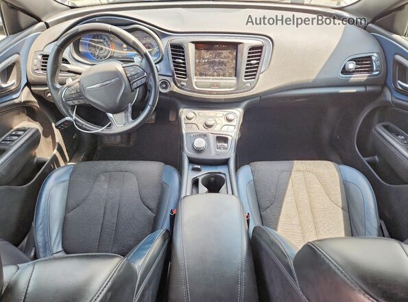 1C3CCCDG9GN158383 2016 CHRYSLER 200 Серый Вид панели приборов