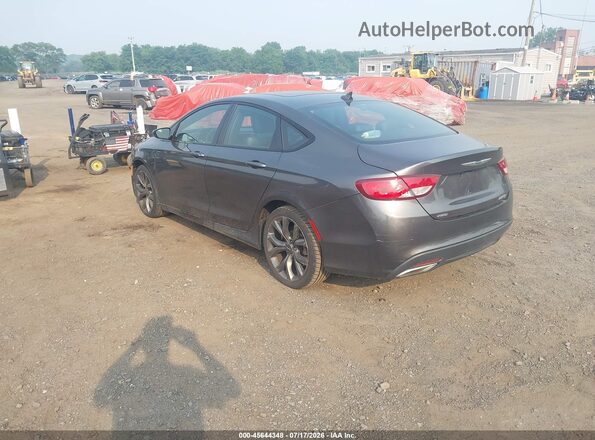 1C3CCCDGXGN110407 2016 CHRYSLER 200 Gray Tył lewy