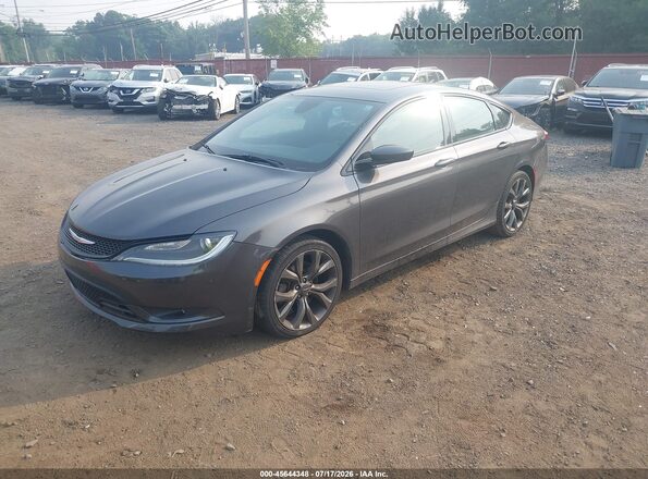 1C3CCCDGXGN110407 2016 CHRYSLER 200 Gray Przód lewy