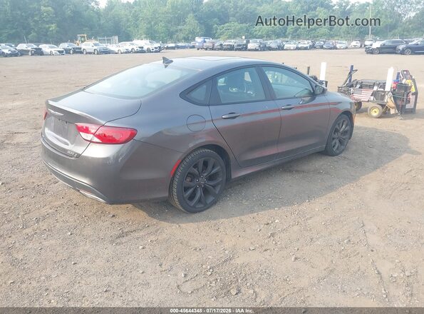 1C3CCCDGXGN110407 2016 CHRYSLER 200 Gray Tył prawy