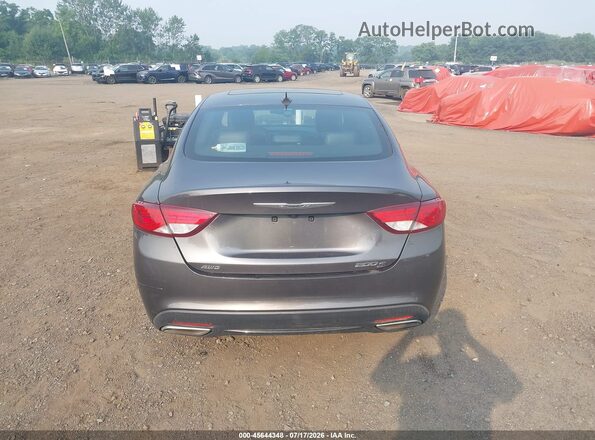 1C3CCCDGXGN110407 2016 CHRYSLER 200 Gray 