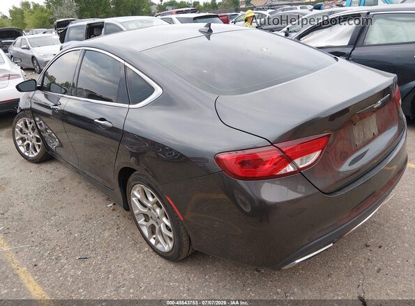 1C3CCCEG1GN130771 2016 CHRYSLER 200 Silver Trasero izquierdo