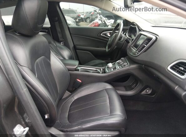 1C3CCCEG1GN130771 2016 CHRYSLER 200 Silver Vista interior delantera