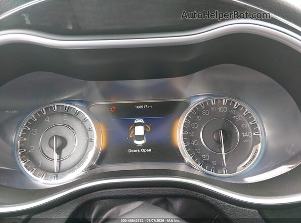 1C3CCCEG1GN130771 2016 CHRYSLER 200 Silver Vista de los asientos traseros