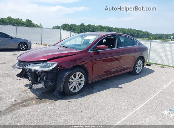 1C3CCCFB0HN510575 2017 CHRYSLER 200 Red Передня ліва чверть
