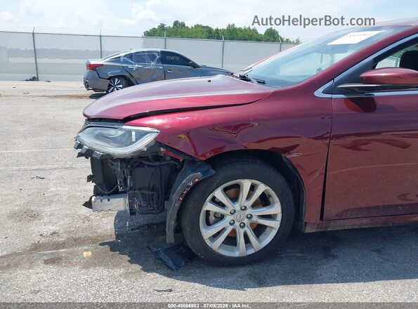 1C3CCCFB0HN510575 2017 CHRYSLER 200 Red Вид спереду