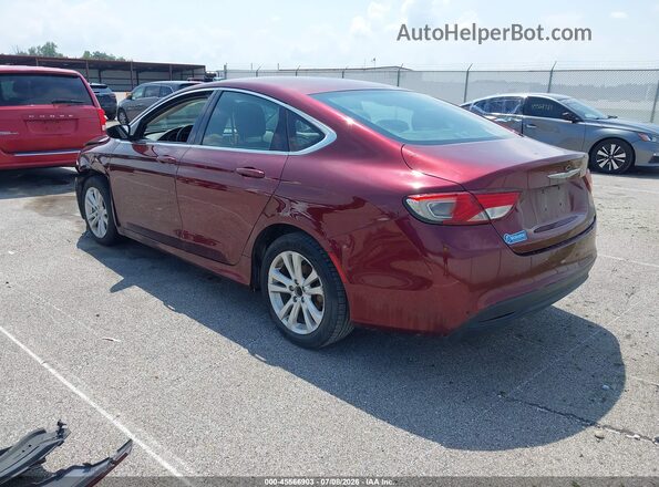 1C3CCCFB0HN510575 2017 CHRYSLER 200 Red Задня ліва чверть