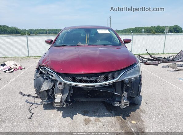 1C3CCCFB0HN510575 2017 CHRYSLER 200 Red Вид щитка приладів