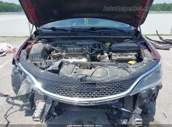 1C3CCCFB0HN510575 2017 CHRYSLER 200 Red Вид ззаду