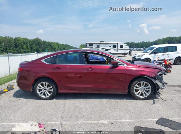 1C3CCCFB0HN510575 2017 CHRYSLER 200 Red Вид задньої частини салону