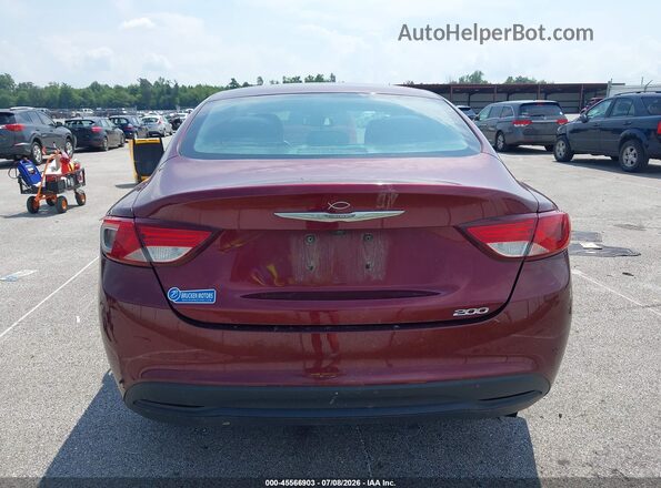1C3CCCFB0HN510575 2017 CHRYSLER 200 Red 