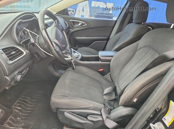 1C3CCCFB2GN188035 2016 CHRYSLER 200 Black Սալոնի դիմացի տեսք