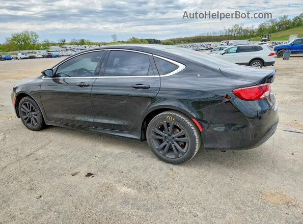 1C3CCCFB3GN196189 2016 CHRYSLER 200 Black Հետևի ձախ