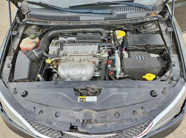 1C3CCCFB3GN196189 2016 CHRYSLER 200 Black Սալոնի հետևի տեսք