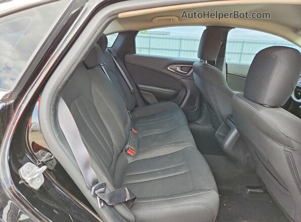1C3CCCFB3GN196189 2016 CHRYSLER 200 Black Հետևի նստատեղերի տեսք