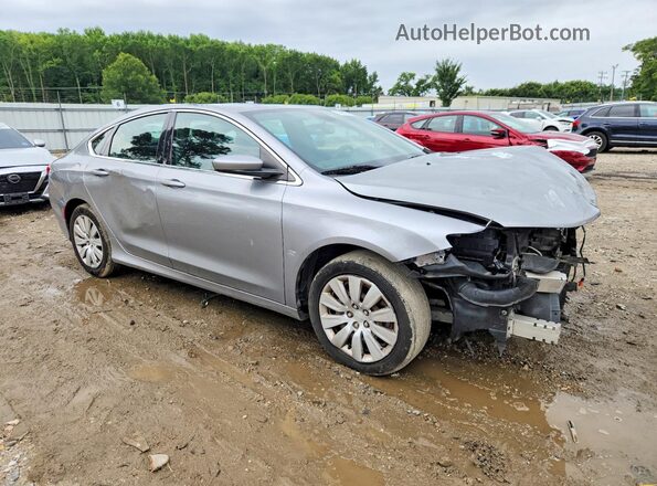 1C3CCCFB6HN512511 2017 CHRYSLER 200 Silver Front right