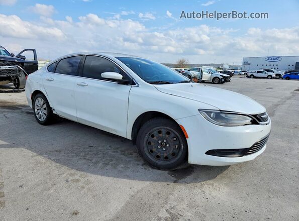 1C3CCCFB7GN120054 2016 CHRYSLER 200 Белый Передняя правая четверть