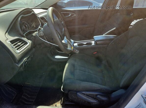 1C3CCCFB7GN120054 2016 CHRYSLER 200 Белый Вид салона спереди