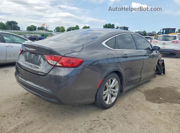 1C3CCCFBXHN504363 2017 CHRYSLER 200 Угольный Задняя правая четверть