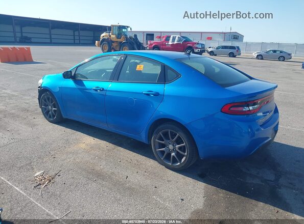 1C3CDFAA1GD503636 2016 DODGE DART Blue Tył lewy