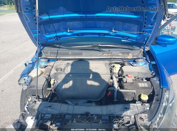 1C3CDFAA1GD503636 2016 DODGE DART Blue Widok z tyłu