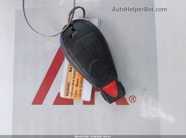 1C3CDFAA1GD643962 2016 DODGE DART Black Вид панелі приладів
