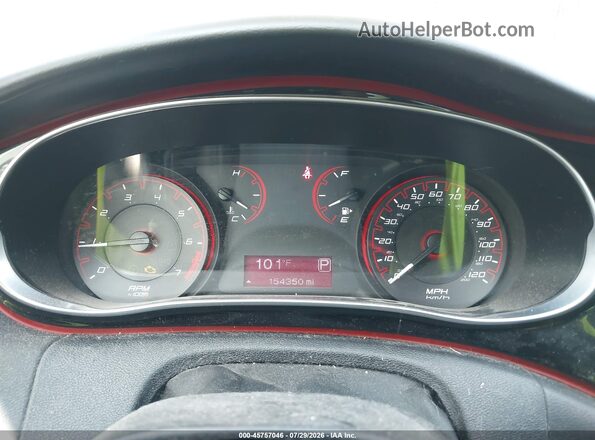 1C3CDFAA1GD643962 2016 DODGE DART Black Вид задніх сидінь