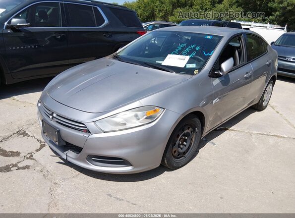 1C3CDFAA2GD503936 2016 DODGE DART Silver Передня ліва чверть
