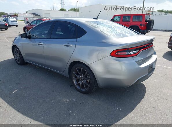 1C3CDFAA3GD555818 2016 DODGE DART Silver Rear left